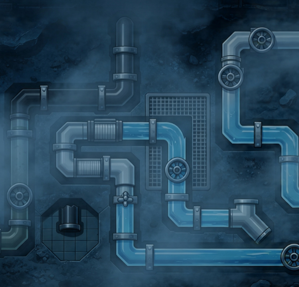 Fog of War Pipe Finder