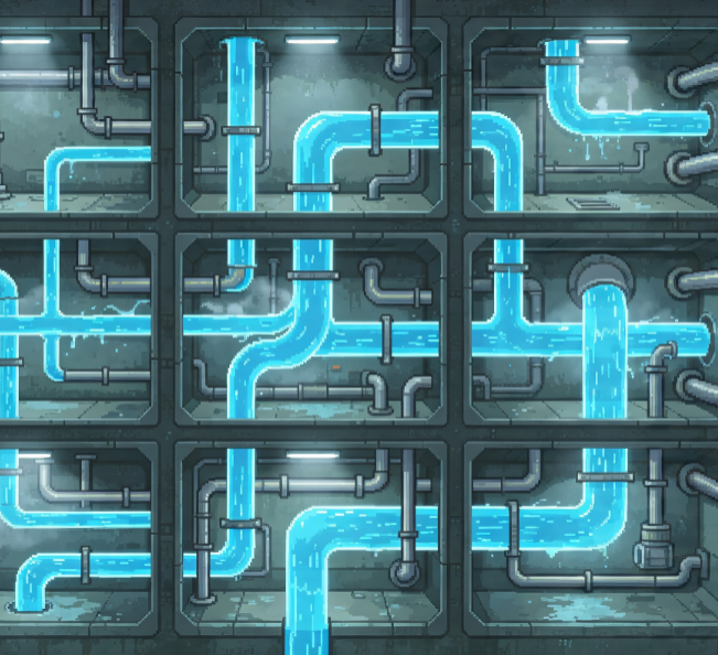 Metro Underground Water Network Pack