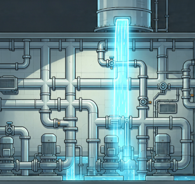 Skyscraper Vertical Plumbing Grid Pack