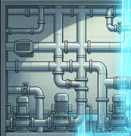 Skyscraper Vertical Plumbing Grid Pack - Image 2