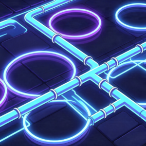 Neon Loop Pipe Connection